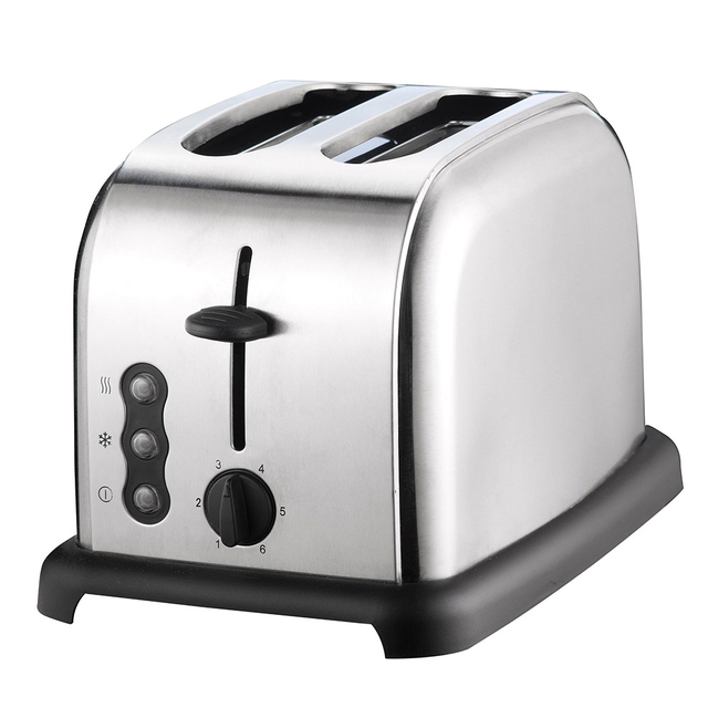 6 Bread Shade Setting 2 Slice Stainless Steel Toaster