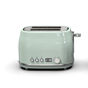 2-slice Stainless Steel Toaster with Led Display