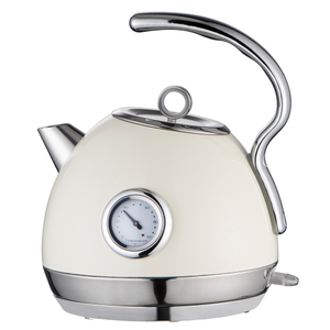 Retro Style 1.7l Electric Kettle with Temperature Gauge