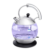Led Strip Illuminated 1.7l Dome Glass Electric Kettle