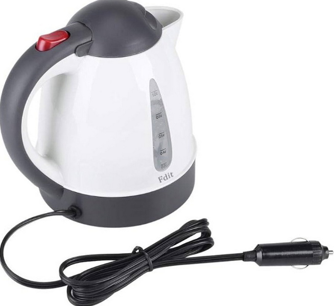 Verwenden Sie einen elektrischen Wasserkocher für CAR Power_1