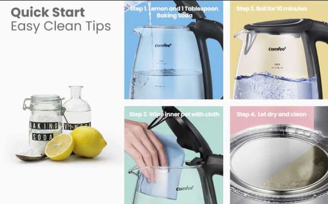Electric Kettle with Bicarbonate of Soda_1