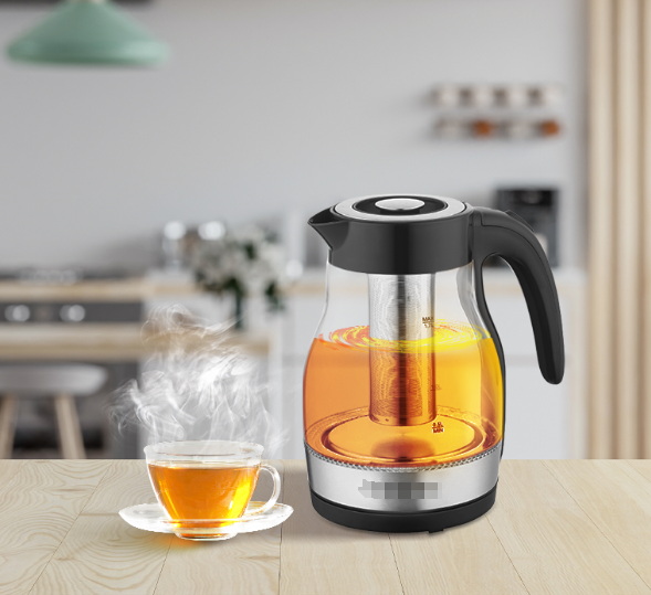 Faites du thé avec du lait en poudre dans la kettle électrique_2